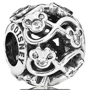 Disney Pandora Silver Mickey and Minnie Mouse Charm